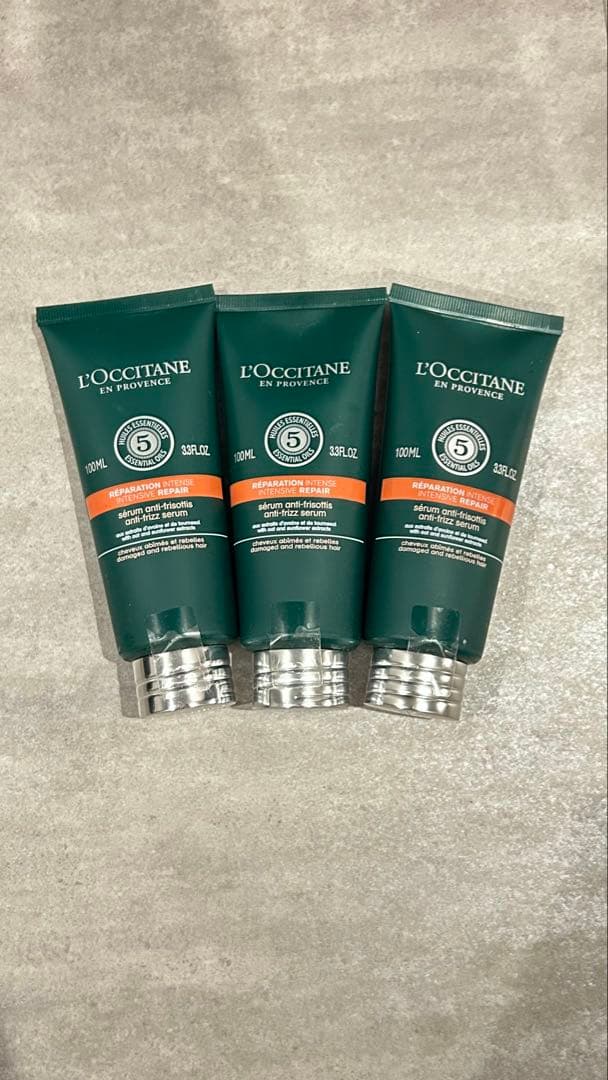 L'OCCITANE ファイブハーブスRヘアミルクセラム100ml 3本セット