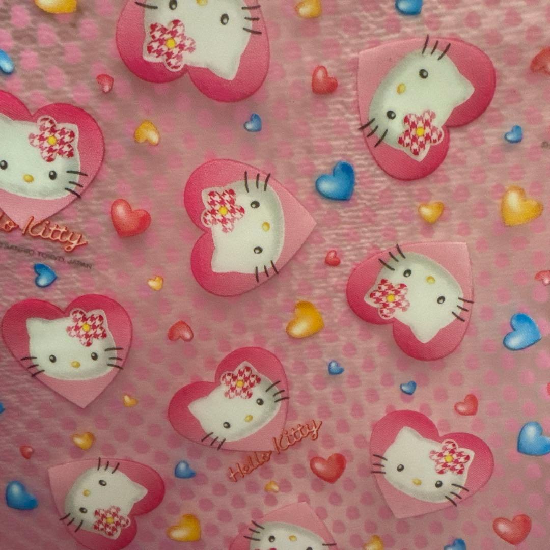 美品 廃盤 激レア ハローキティ生地 ビニール生地 キティちゃん 平成