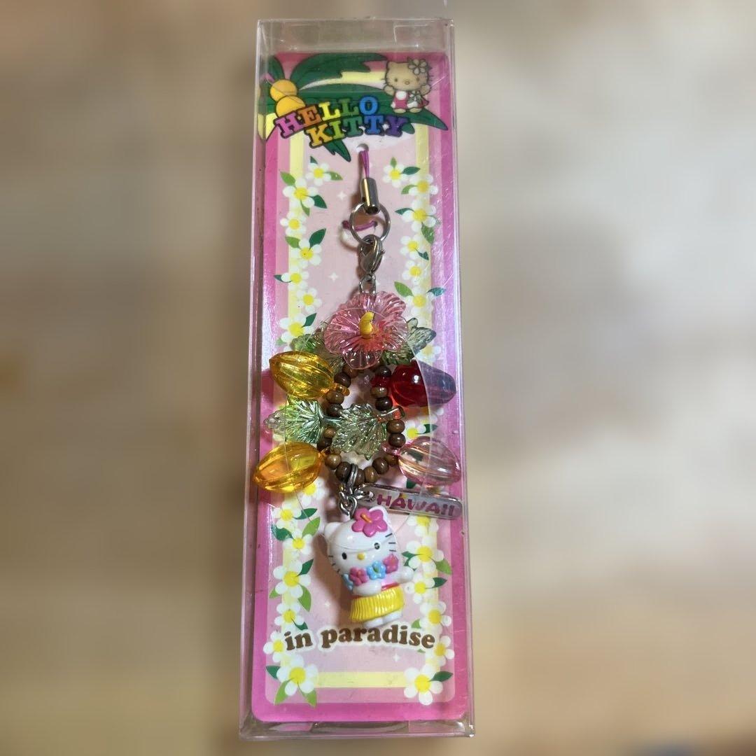 ハローキティ フラワーチャーム ストラップ　ご当地キティ