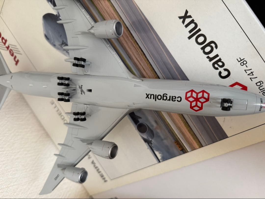 herpa cargolux Boeing 747-8F 1/200 - メルカリ