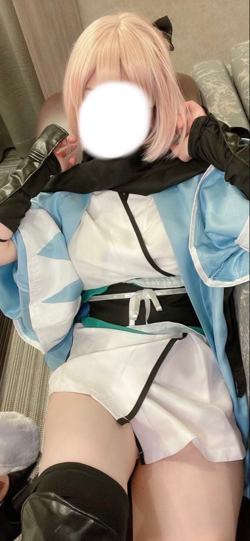 く*ぎ様 アニメキャラクター コスプレ衣装 水色