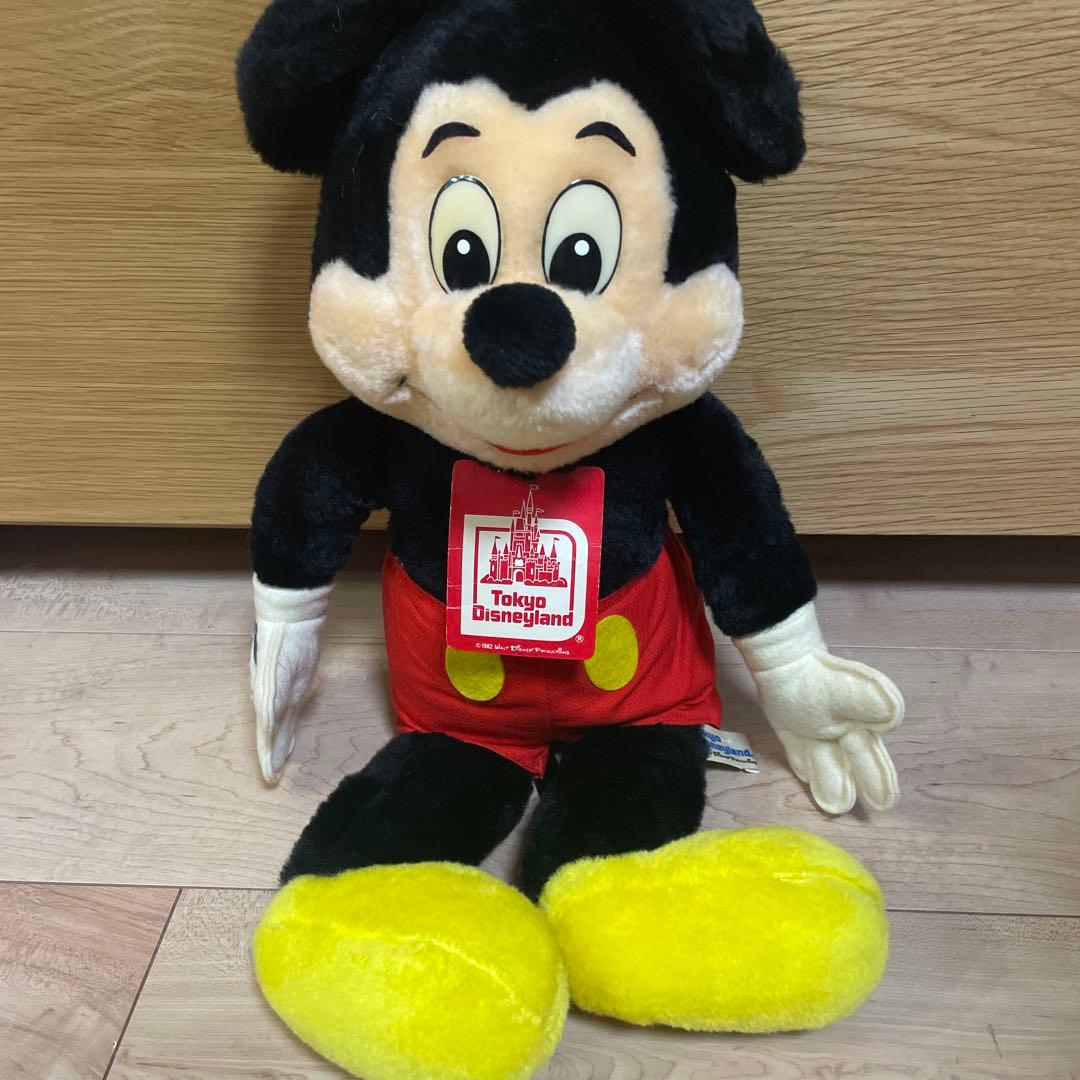 ダグ付き 東京ディズニーランド ミッキー 開園当初 ぬいぐるみ 開園