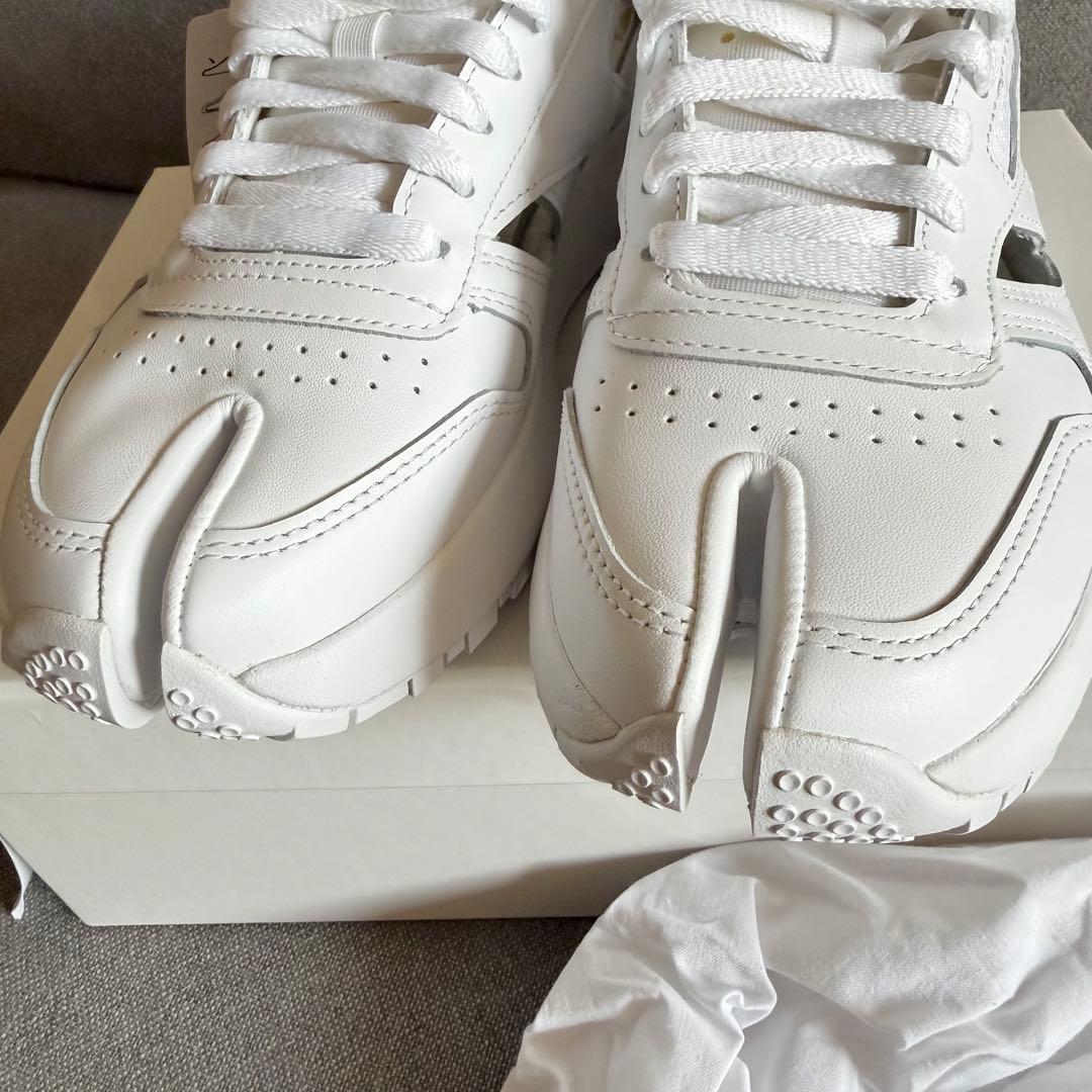 新品】メゾンマルジェラ×リーボックホワイトクラシックレザー24cm/US6