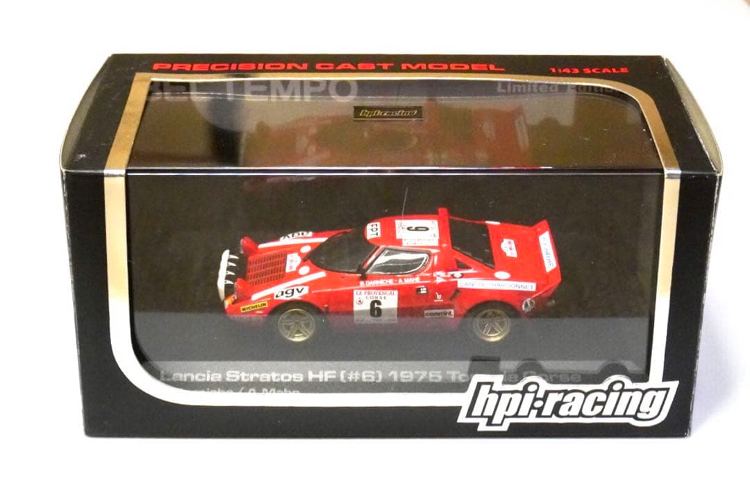 HPI 1/43 ランチアストラトス （#6）1975 ツールドコルス