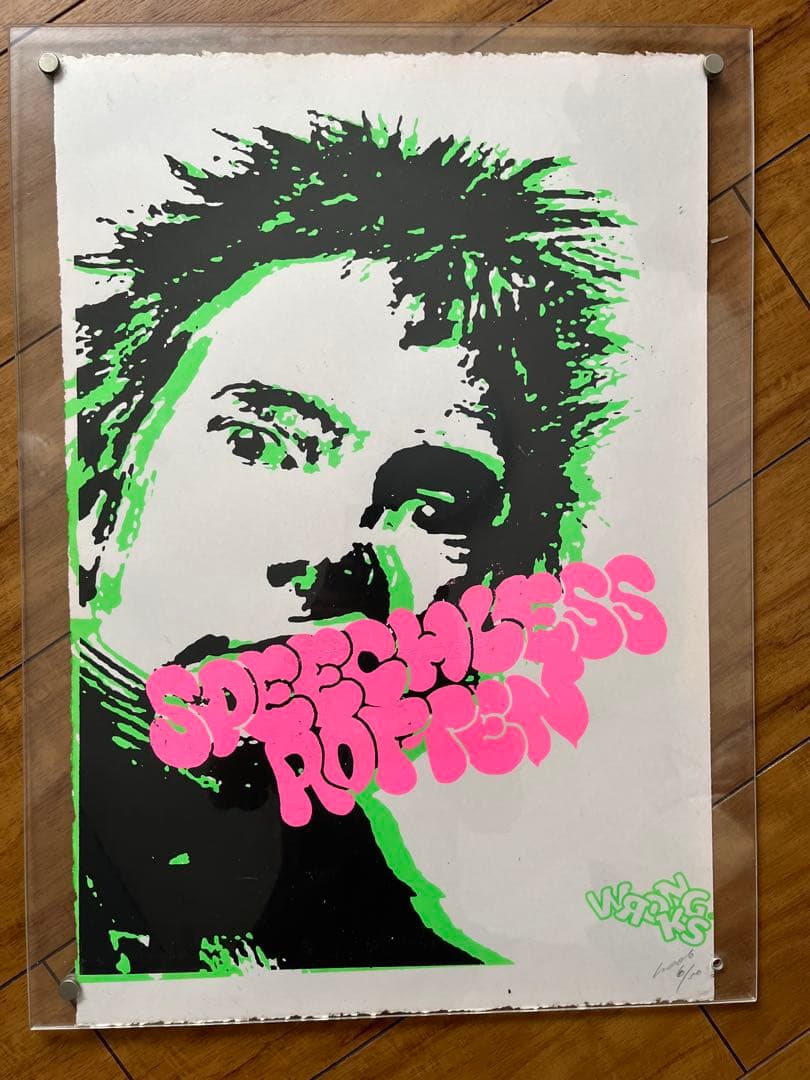 ジョニー•ロットン ポスター 限定版 6/50