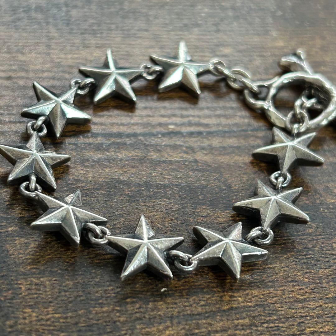 alice black リトルスタースタッズブレスレット 925 y2k