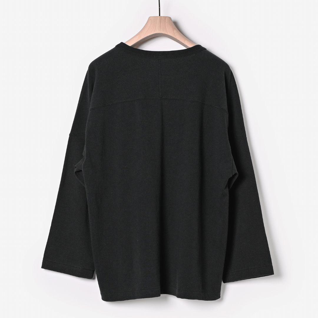 コモリ COMOLI フットボールTシャツ ブラック サイズ2 - メルカリ