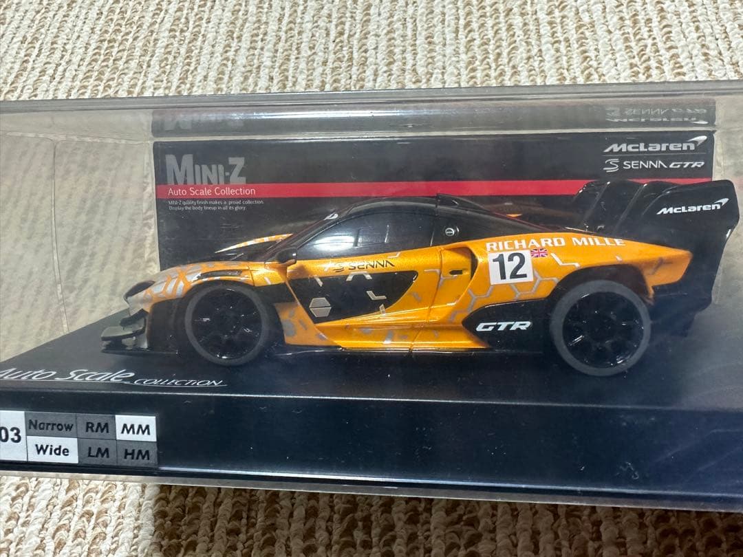 ミニッツ　マクラーレンセナ　OR 未使用　希少品 ミニッツRWDシリーズ レディセット マクラーレン セナ GTR ホワイト