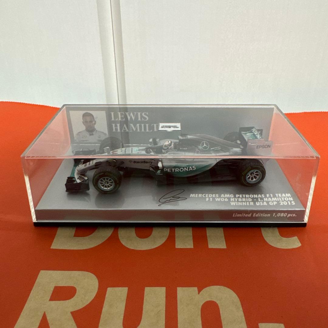 ミニチャンプス 1/43 メルセデスAMG W06 ハミルトン F1