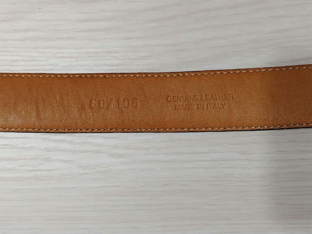 Andrea D'AMICO ベージュ スエード リングベルト