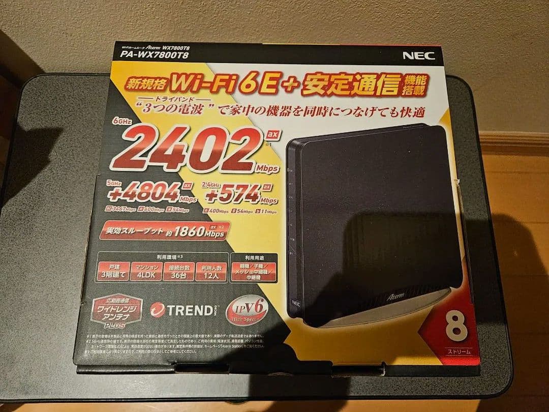 ルーター・ネットワーク機器 PA-WX7800T8