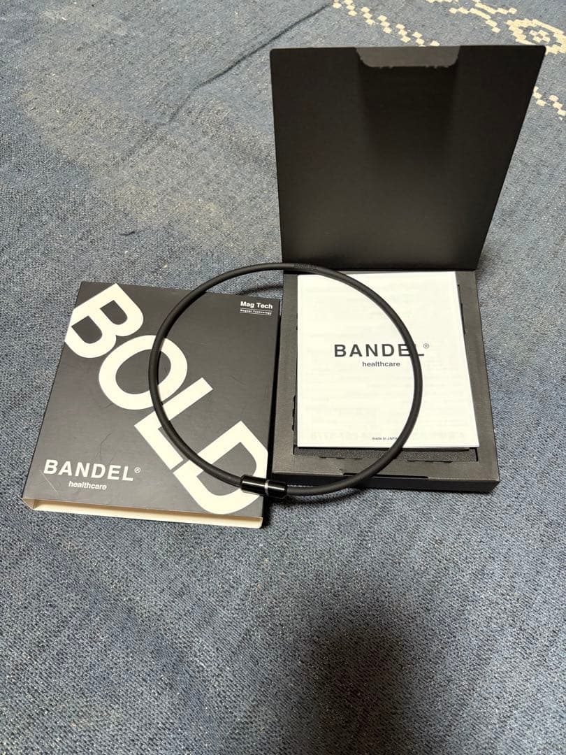 BANDL BOLD ネックレス ブラック　47センチ