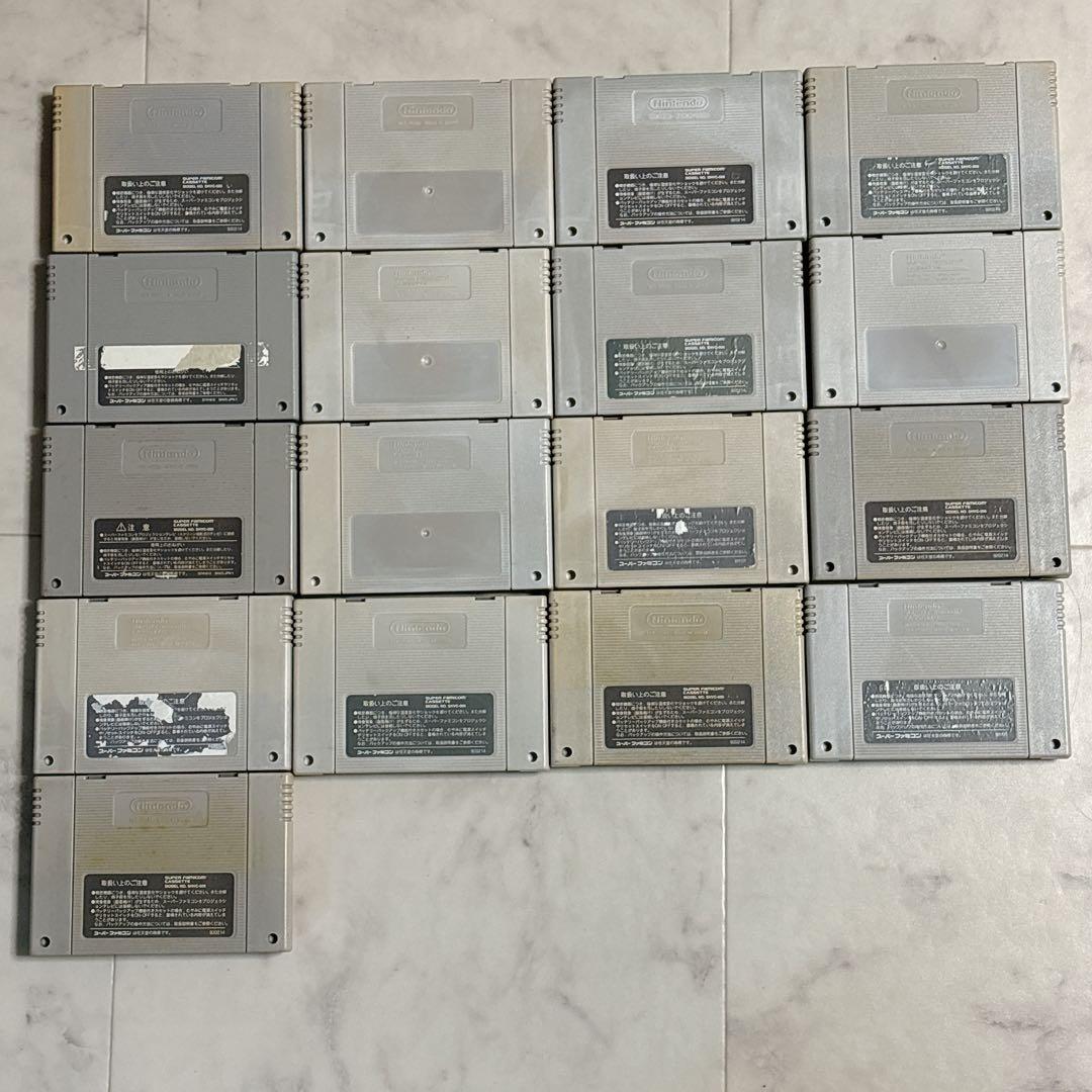 17本まとめ売り スーパーファミコンソフト カセットのみ - メルカリ