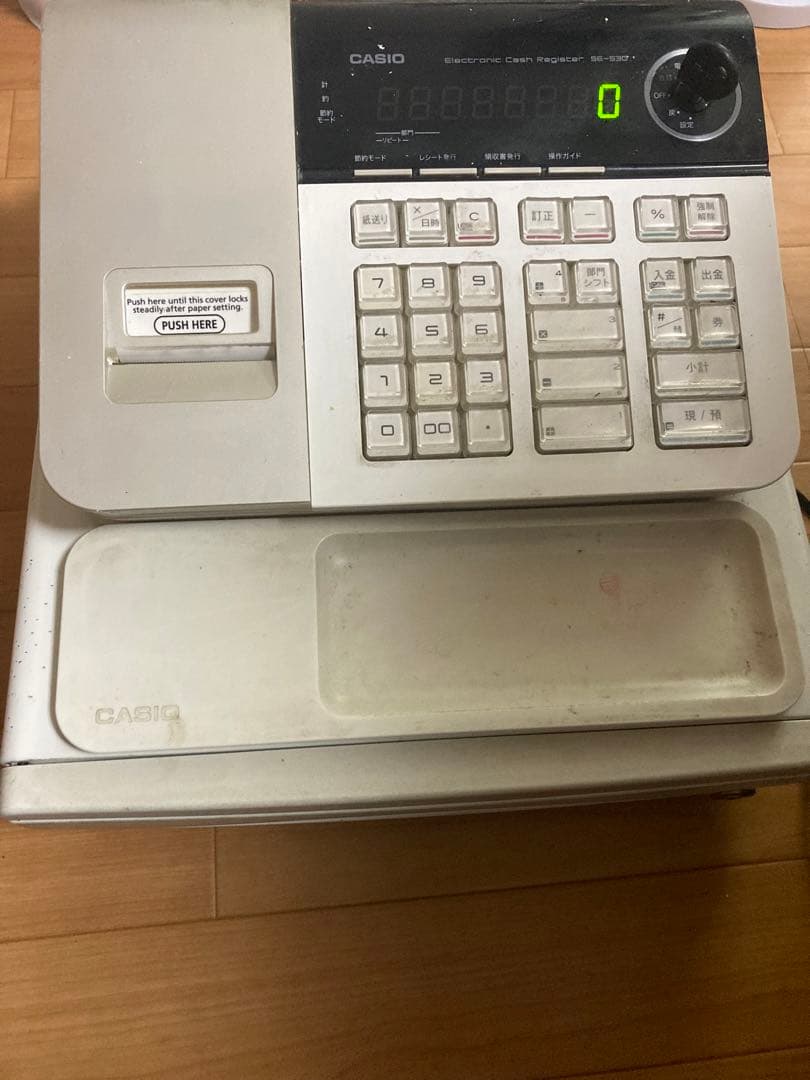 CASIO 電子レジスター se-s30 動作確認済み SE-S30-WE 電子レジスター SE-S30 1台 カシオ計算機 【通販モノタロウ】