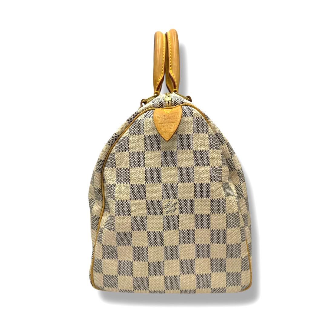 美品 ルイヴィトン ダミエ アズール スピーディ30ハンドバッグ