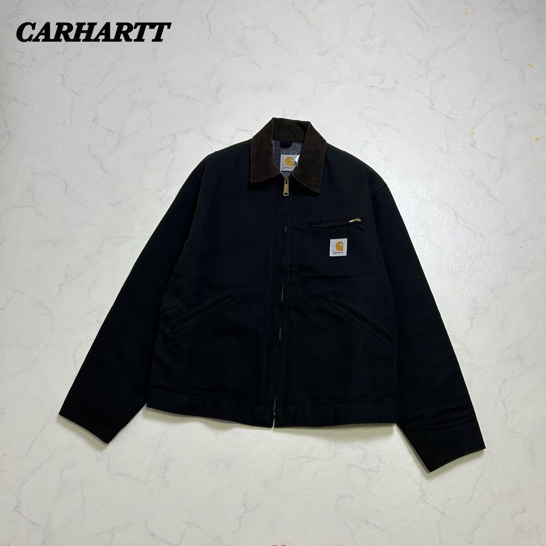 未使用級】80s 星タグ カーハート デトロイトジャケット JB105 42