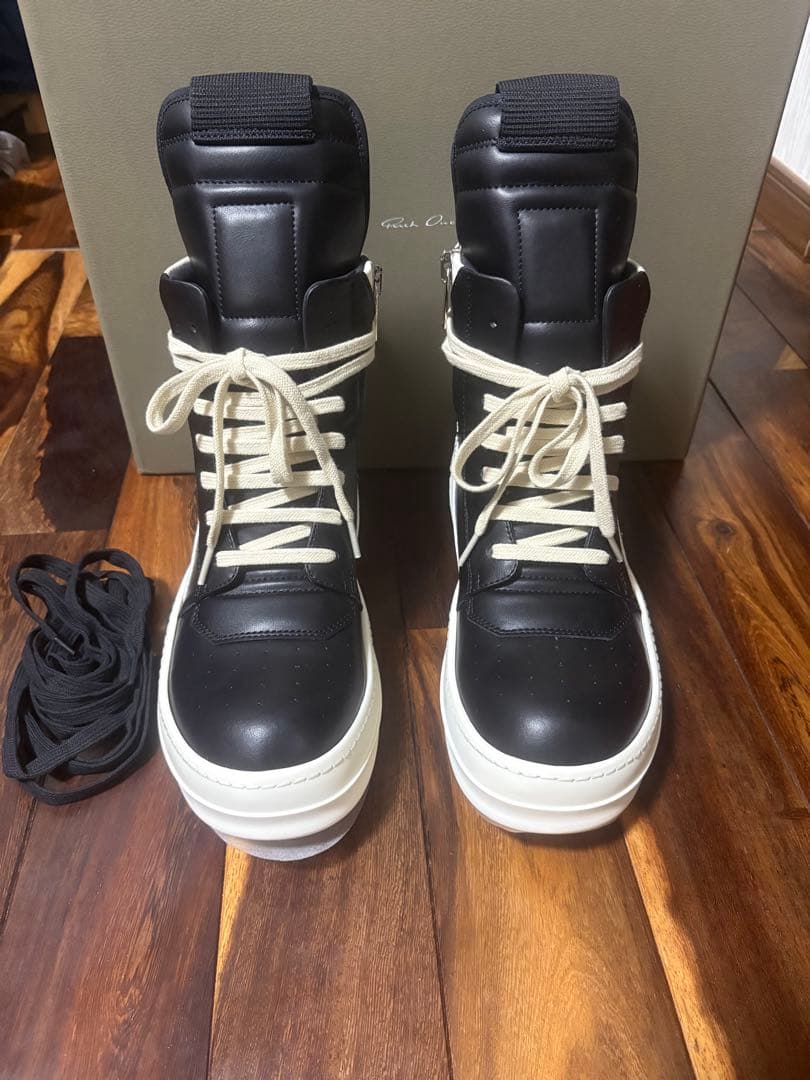 ジオバスケット スニーカー Rick Owens GEOBASKET レザー43 - メルカリ