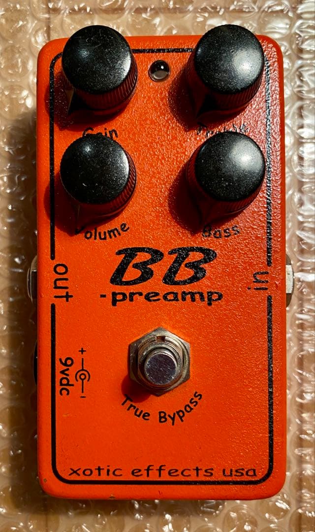 最初期平ネジ二桁serial　Xotic BBPreamp