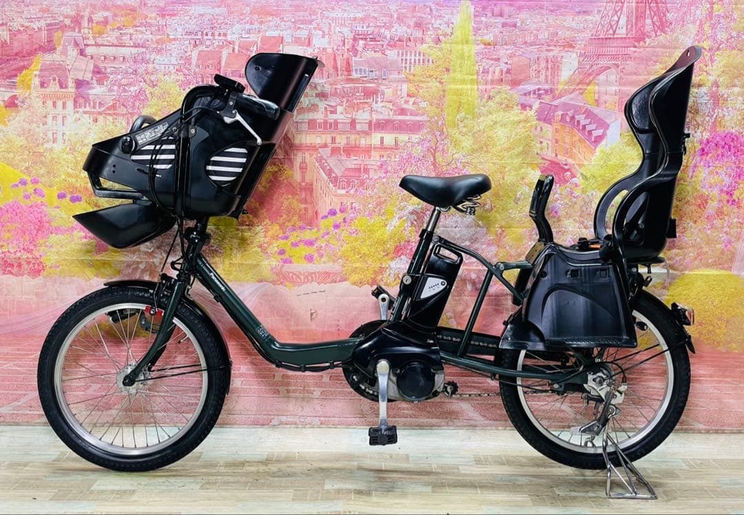 ZK3505 「大容量13.2Ah」電動自転車パナソニック 子供乗せ 20インチ