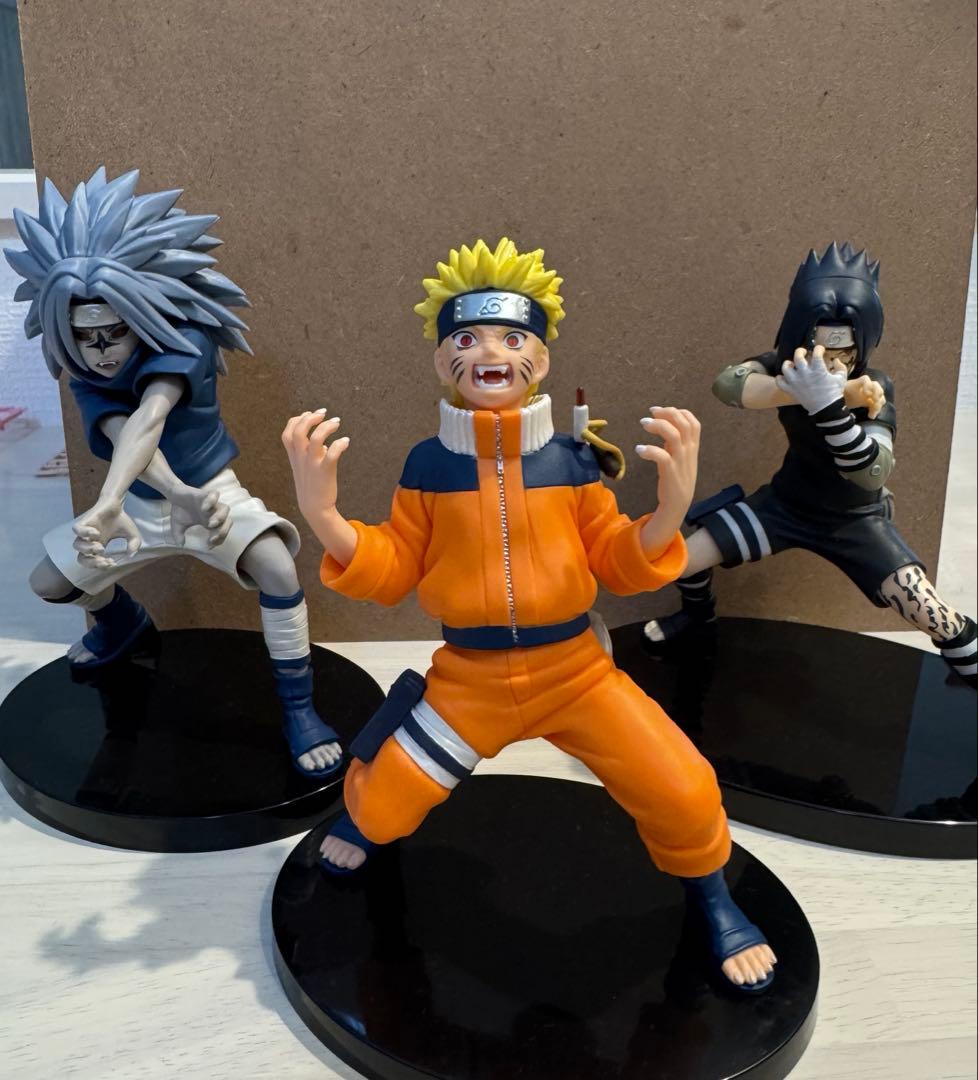 NARUTO フィギュア ナルト サスケ 3体セット - メルカリ