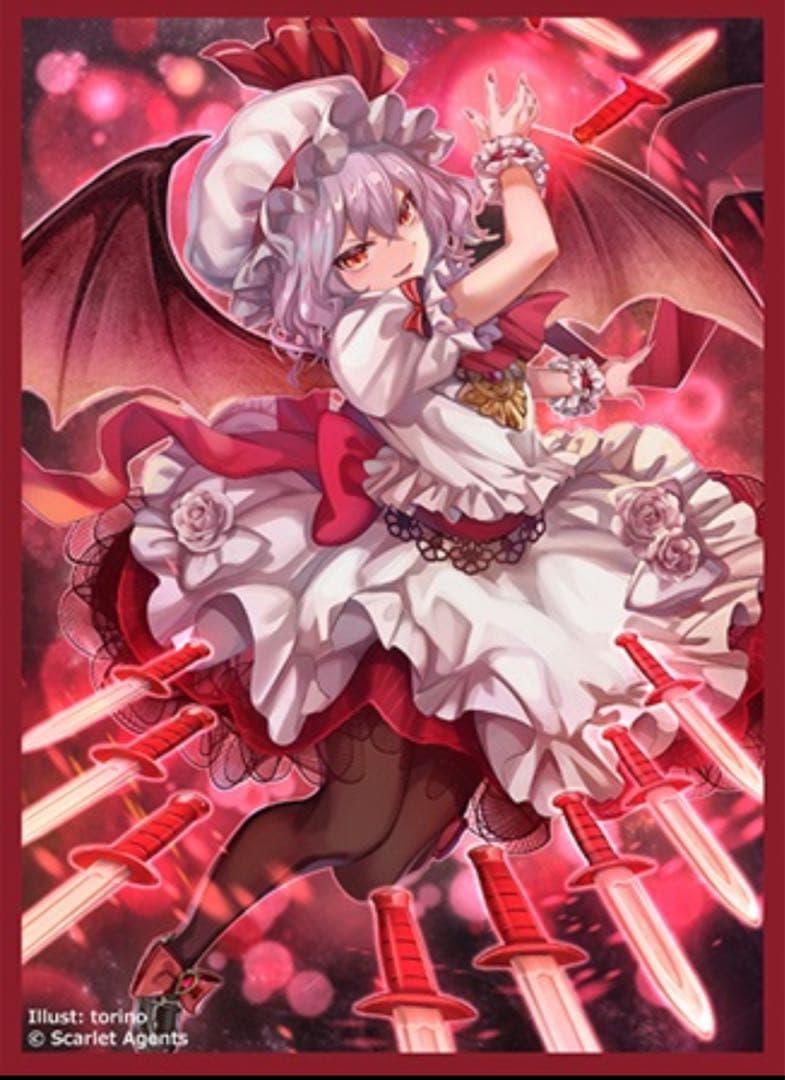 新品40枚 東方project レミリア torino カードスリーブ れみりゃ