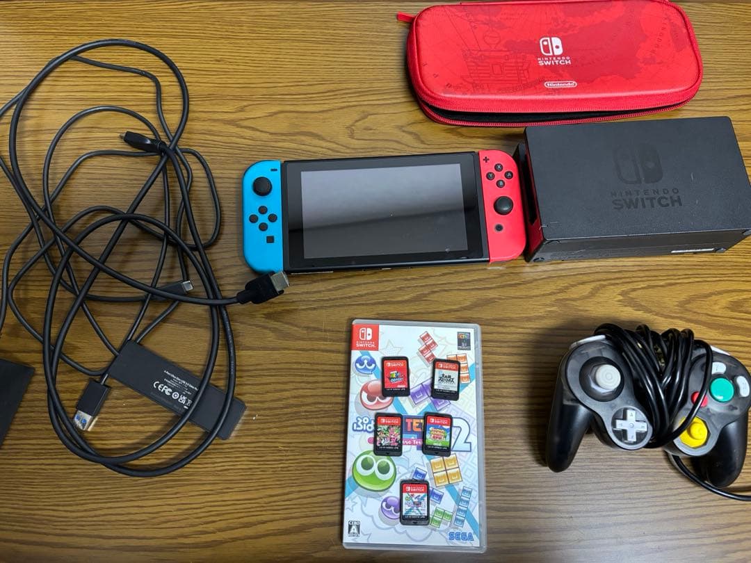 Nintendo Switchセット ぷよテト2 スプラ2 スマブラ マリオ付き