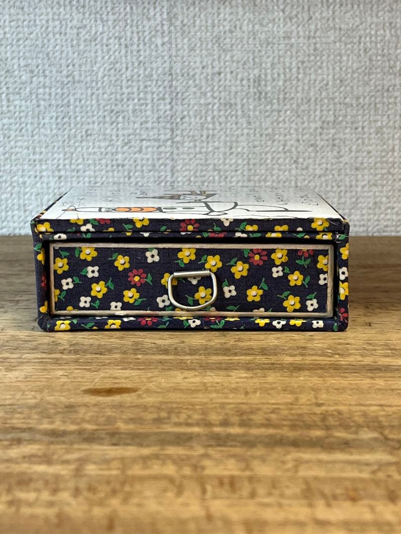 やなせたかし タイル画 ポエム 引き出し 小物入れ 古雑貨 昭和レトロ