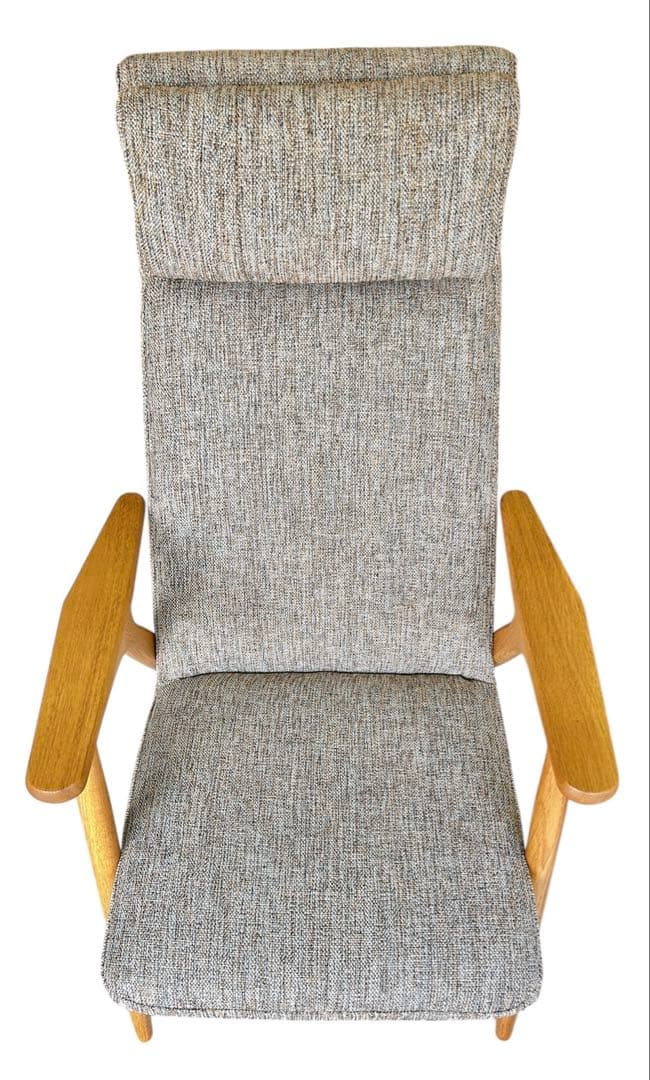 【美品】UNICO ウニコ HESTA ラウンジチェア ブラウンミックス