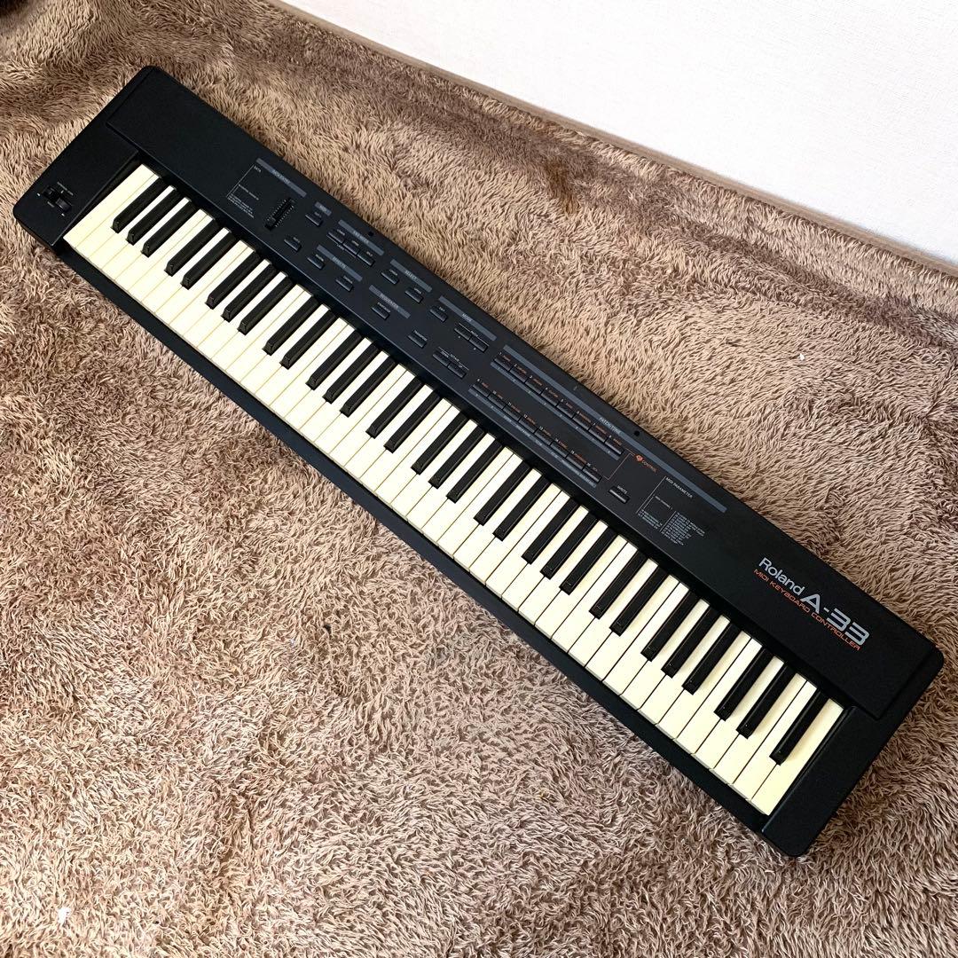【美品】Roland A-33 MIDIキーボード 本体のみ 通電OK