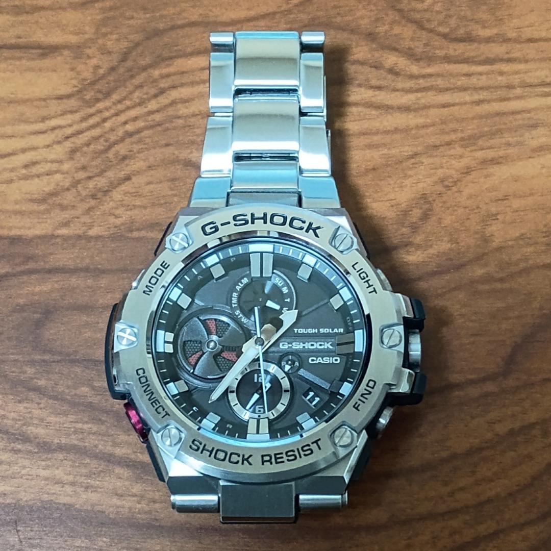 【美品】G-SHOCK G-STEEL GST-B100D-1AJF