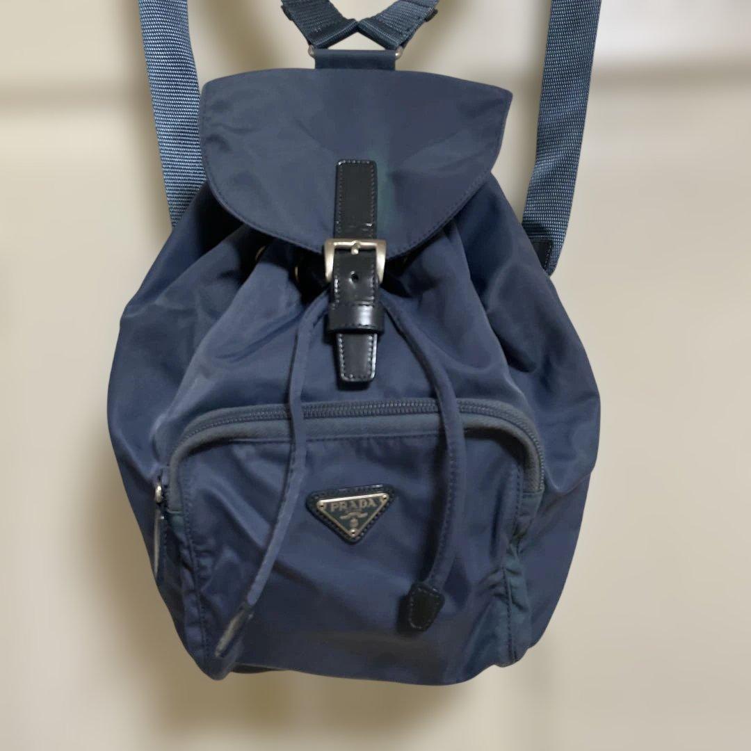 PRADA プラダ リュック ミニ　DENIMU デニムカラー