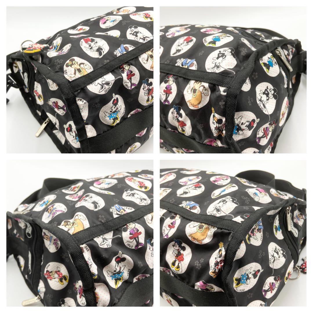 希少 限定 レスポートサック ミニーマウス 2way ボストンバッグ ポーチ