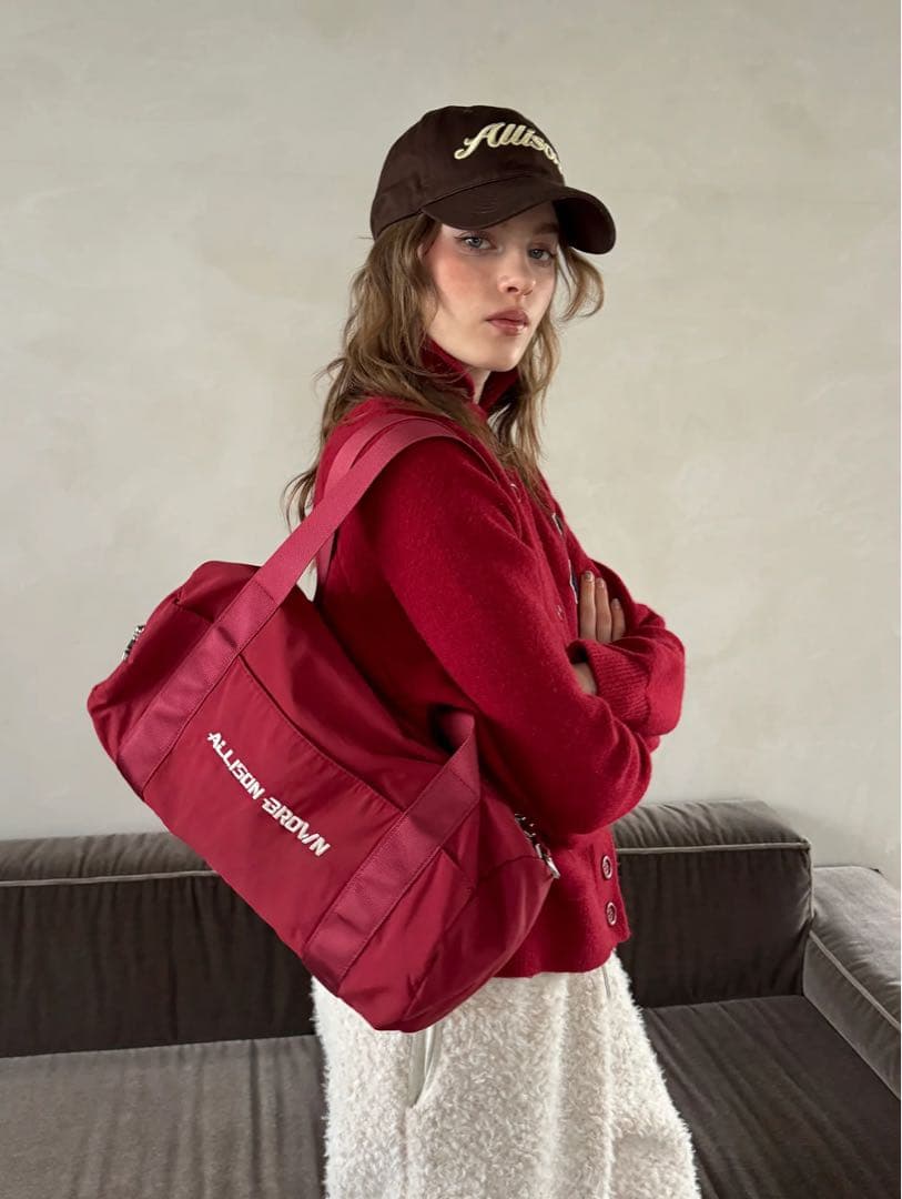 新品】ALLISON BROWN アリソンブラウン ボストンバッグ 紗栄子 - メルカリ