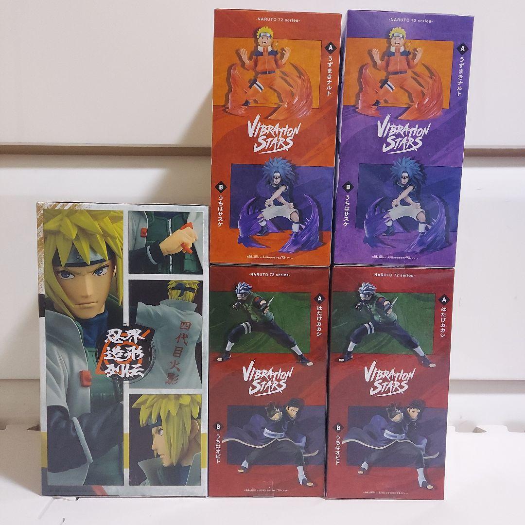 NARUTO -ナルト- 疾風伝 フィギュアまとめ売り 5点 全未開封 送料無料