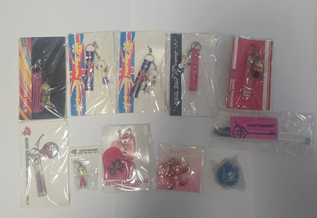 浜崎あゆみ ストラップ キーホルダー等 10点 まとめ売り未開封 おまけ