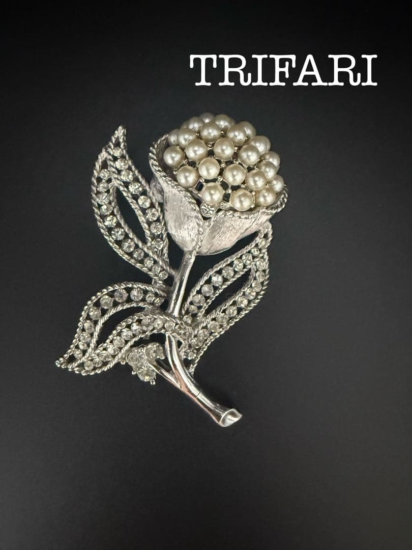 lotuscloud 2539⭐️TRIFARI トリファリ ブローチ ビンテージ