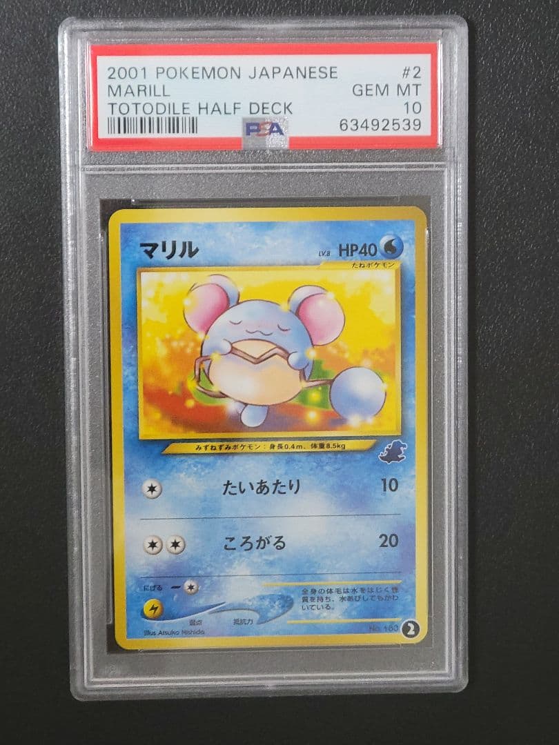PSA10 マリル 旧裏イントロパックNEO【PSA10鑑定数世界16枚】 - メルカリ