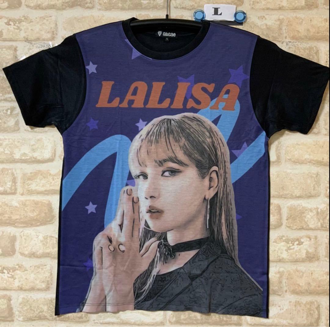 ブラックピンク LALISA リサ Tシャツ Lサイズ 管8026 海外製 - メルカリ