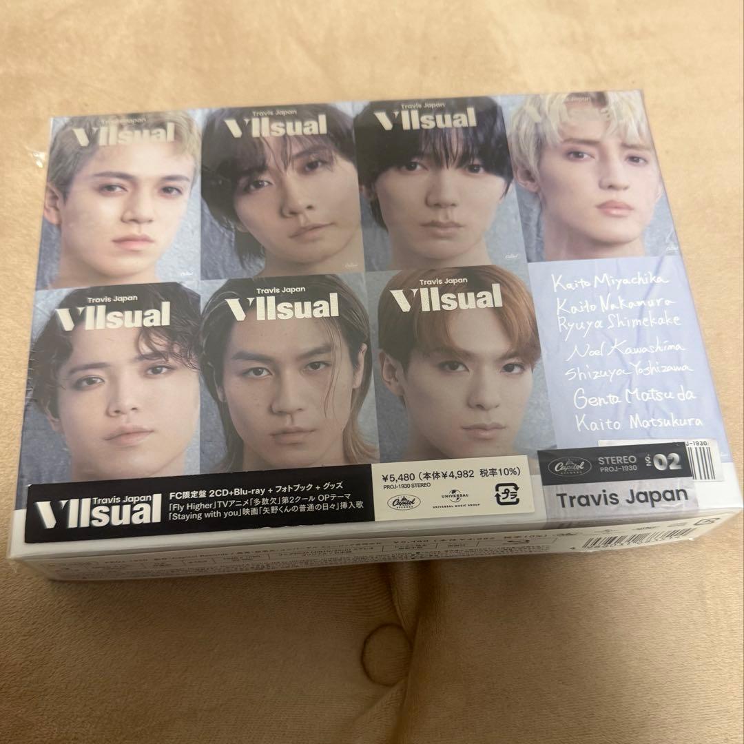は*る様 TravisJapan Vllsual FC限定盤 BluRay VIIsual TravisJapan FC限定盤（Blu-ray） - メルカリ