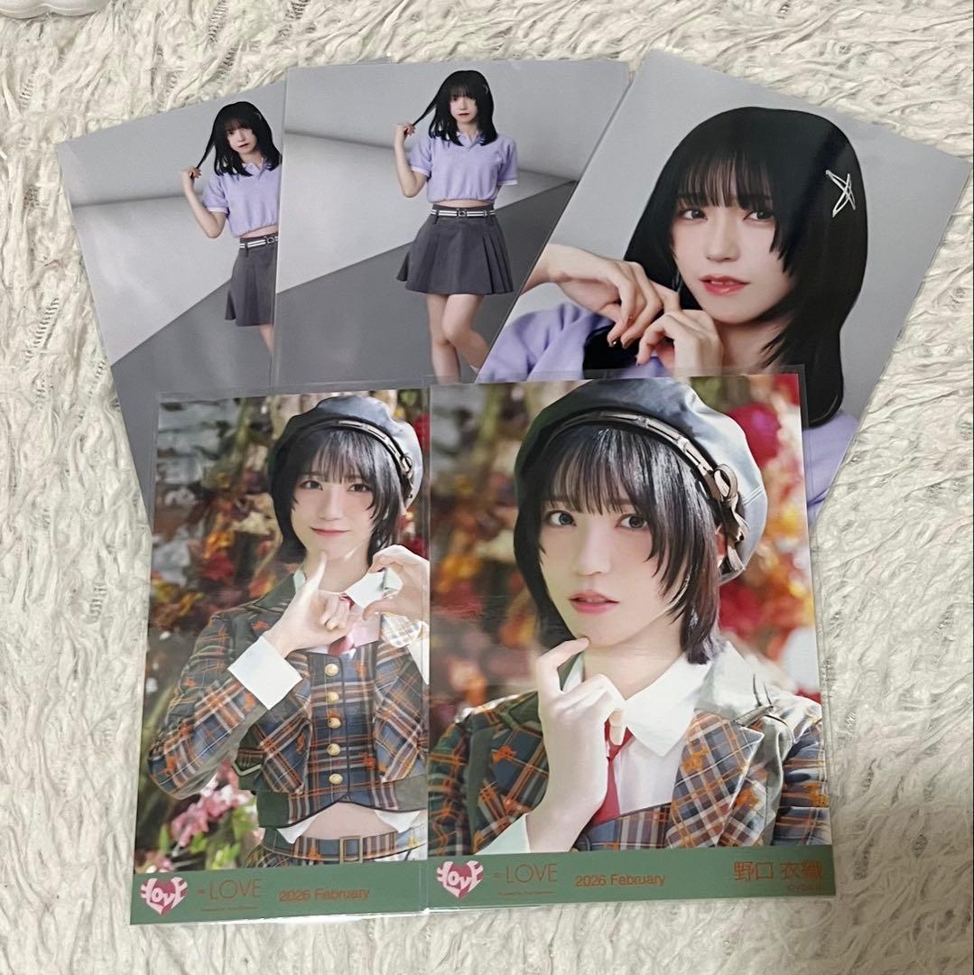 LOVE 野口衣織 生写真 ラブソング ポロシャツ まとめ売り バラ売り不可