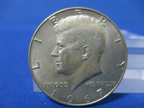 アメリカ ケネディ ハーフダラー銀貨☆1967年／極美品／k0603-1 - メルカリ