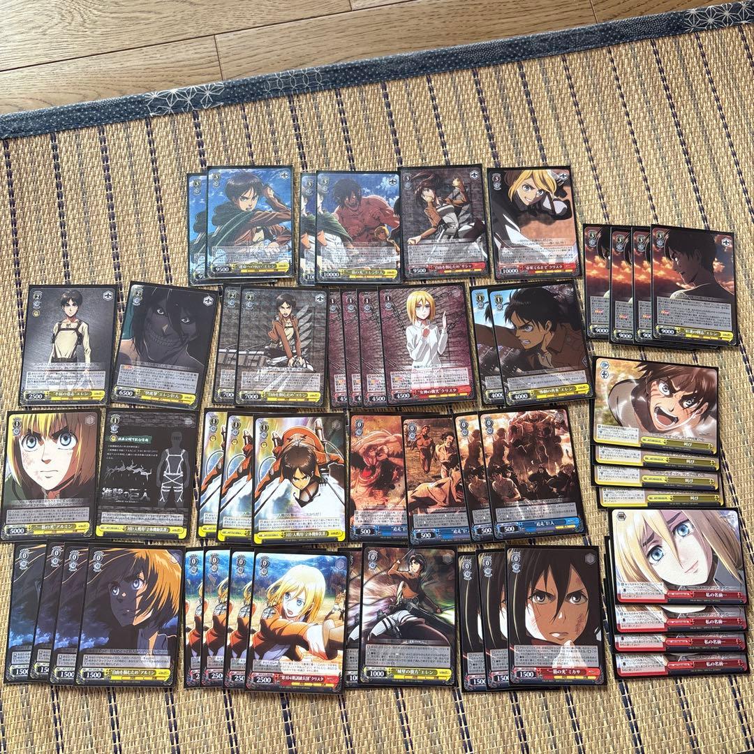 進撃の巨人 ヴァイスシュヴァルツ　デッキ　風扉 （デッキパーツ付き） デッキレシピ】風扉進撃 - 紳士的にヴァイスシュヴァルツ！