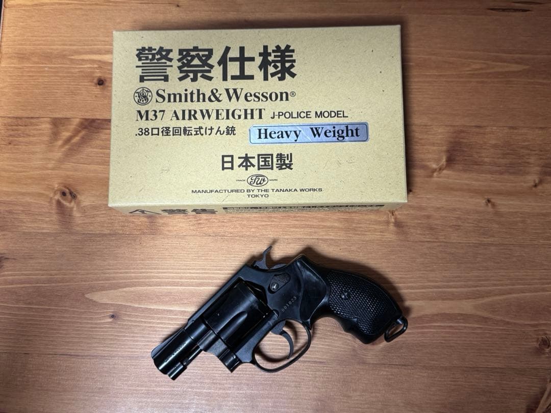 【ジャンク扱い要説明参照】TANAKA製M37エアーウェイト警察仕様ガスガン