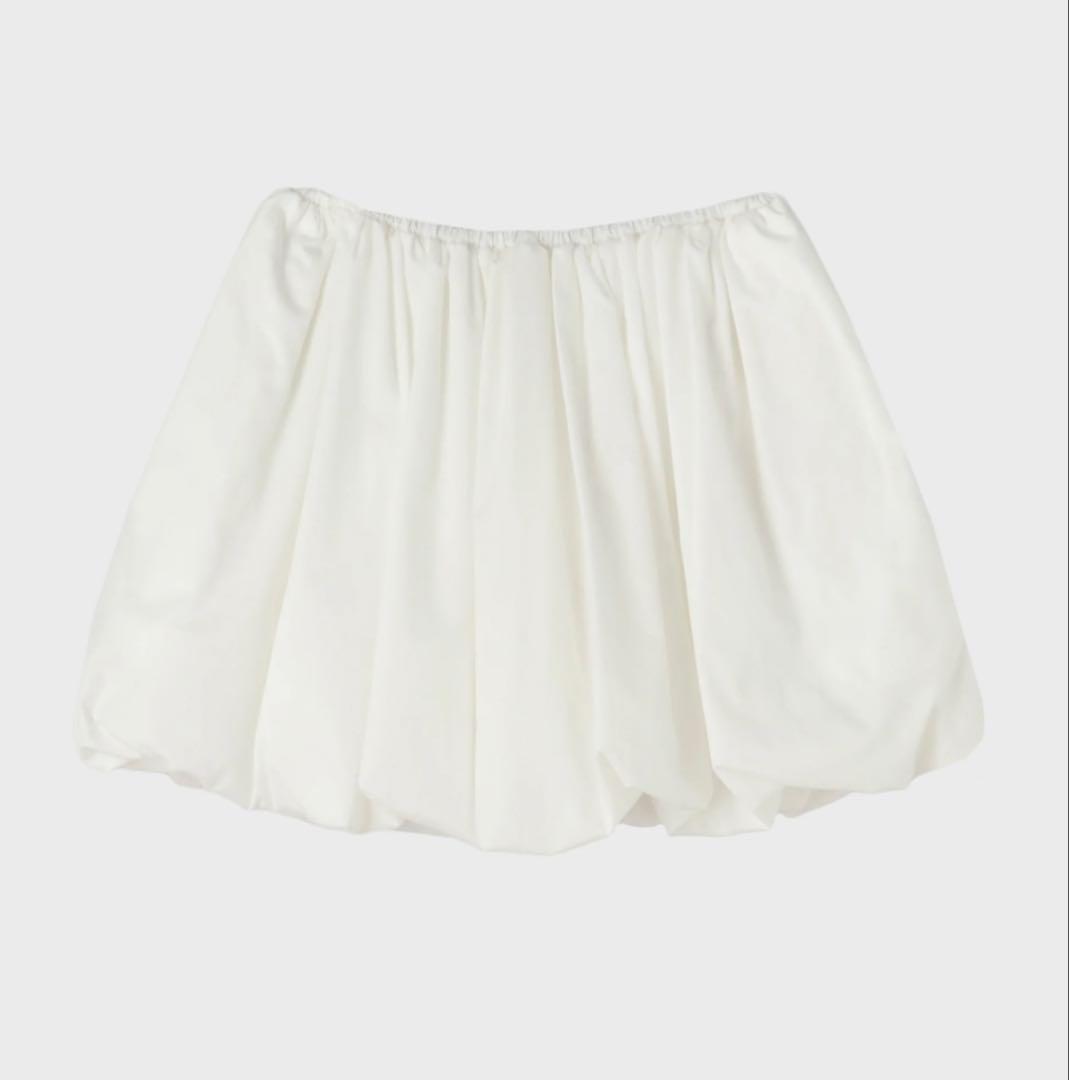 THE TOE Naxos Balloon Skirt white Sサイズ - メルカリ