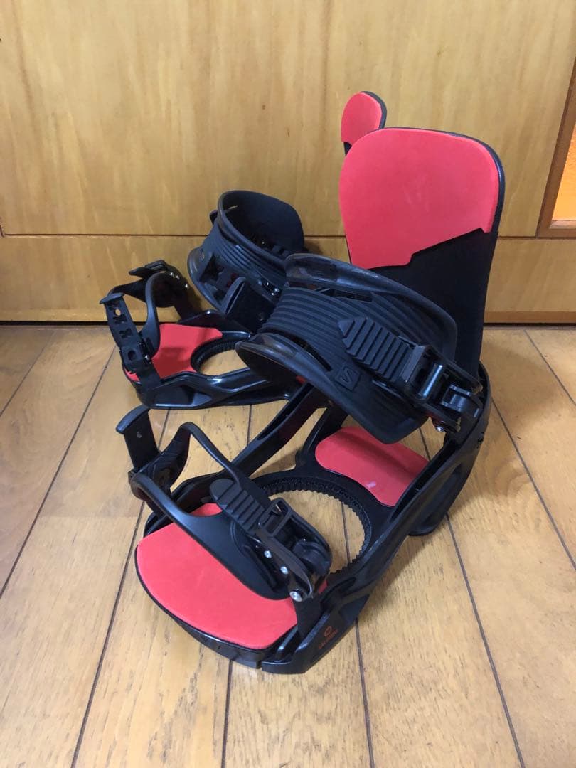 SALOMON スノーボードビンディング ブラック/レッド