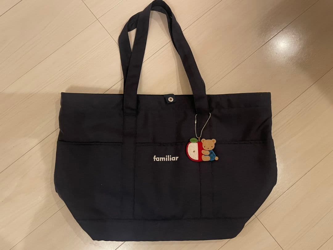 m*♡様 familiar　ファミリア　マザーズバッグ　青