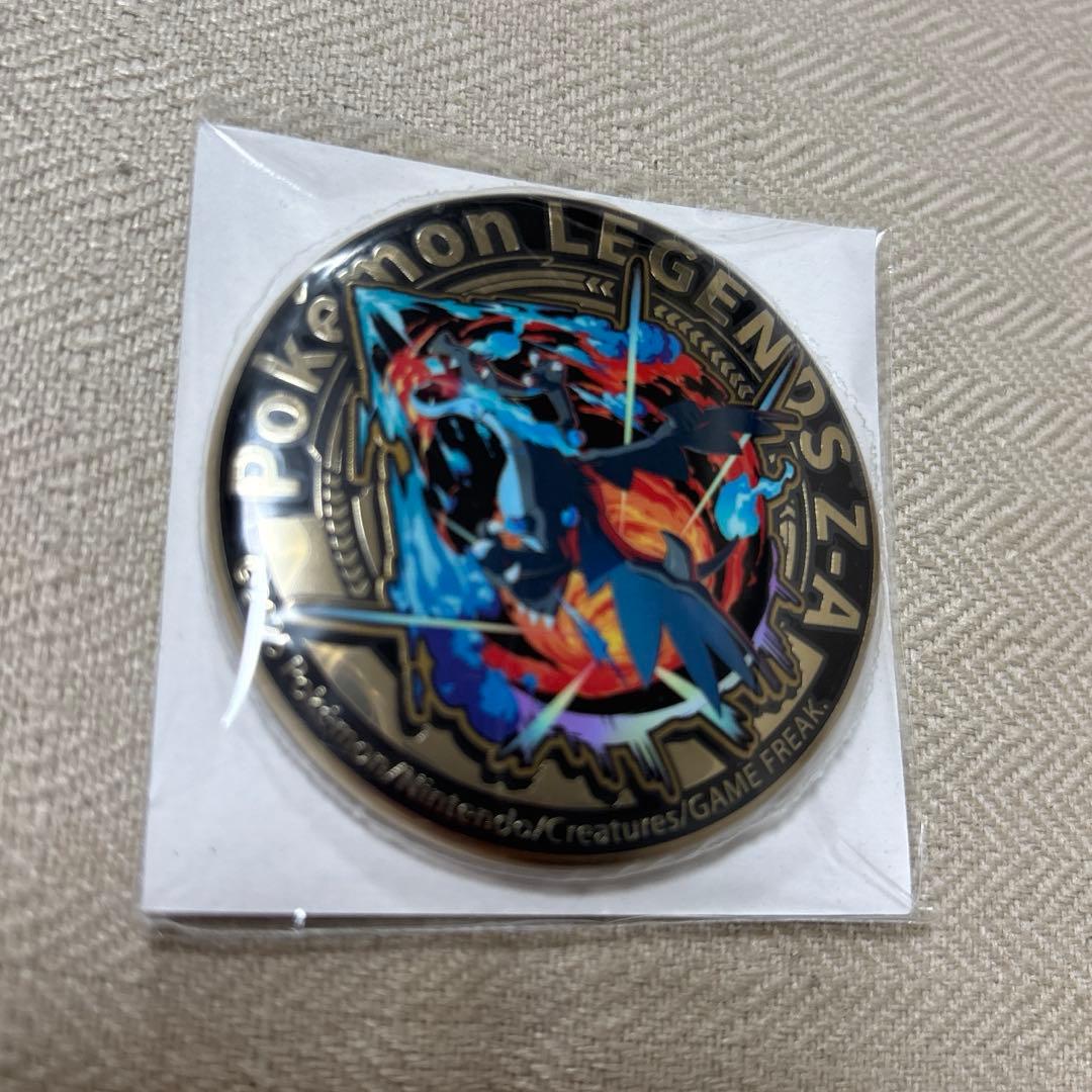 金バッジ ポケモン LEGENDS Z-A メガリザードンX イオン - メルカリ