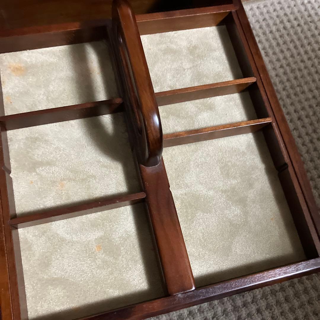 木製収納ボックス 取手と引き出し付き 豊岡クラフト