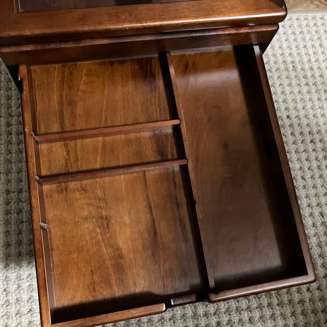 木製収納ボックス 取手と引き出し付き 豊岡クラフト