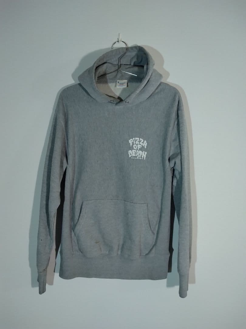 Pizza of Death Records パーカー M グレー - メルカリ